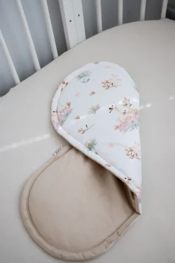 Materac do kokonu Comfort - Swan Family i Cappuccino Soft Velvet