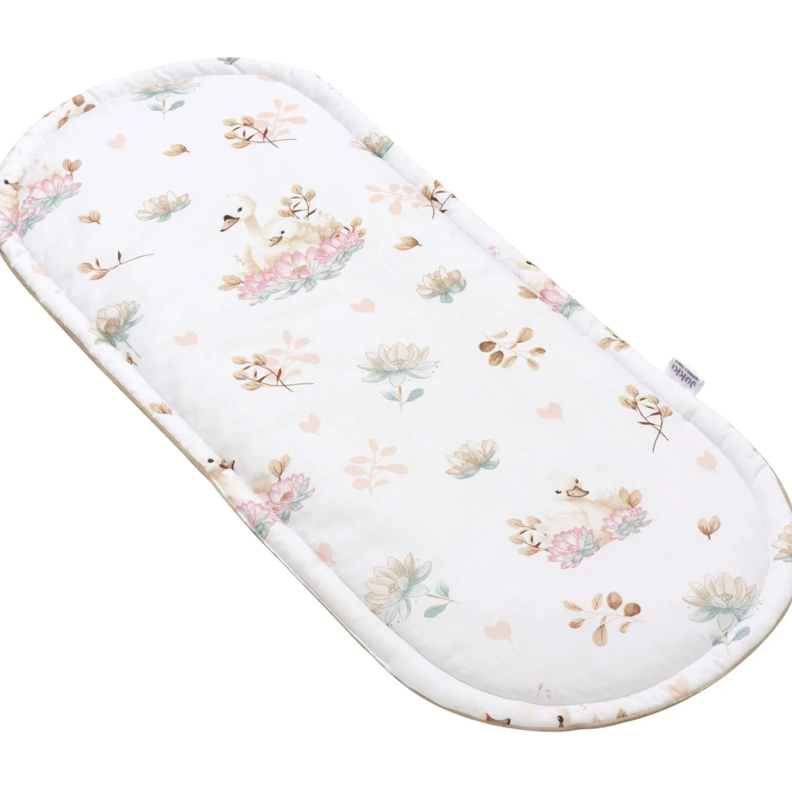 Materac do kokonu Comfort - Swan Family i Cappuccino Soft Velvet