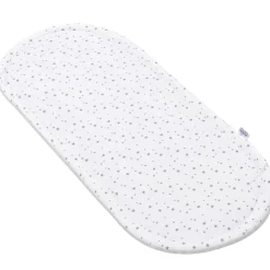 Materac do kokonu Comfort - Twinkle Stars i szary Velvet
