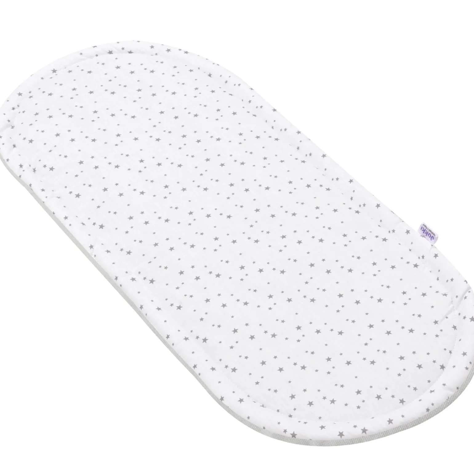 Materac do kokonu Comfort - Twinkle Stars i szary Velvet