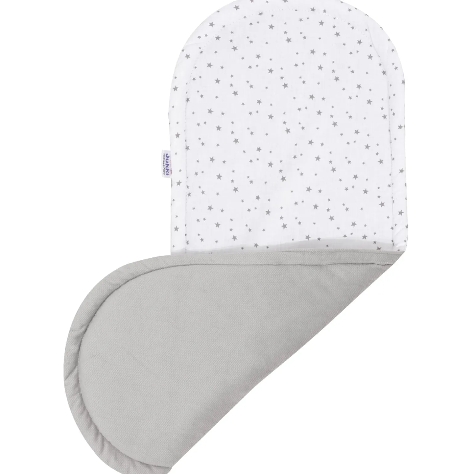 Materac do kokonu Comfort - Twinkle Stars i szary Velvet