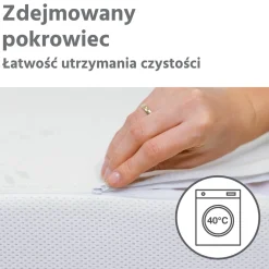 Materac piankowy 120x60 AIR FLOW 3D Bamboo
