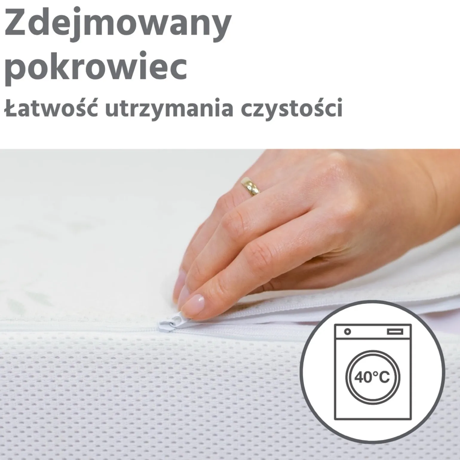 Materac piankowy 120x60 AIR FLOW 3D Bamboo