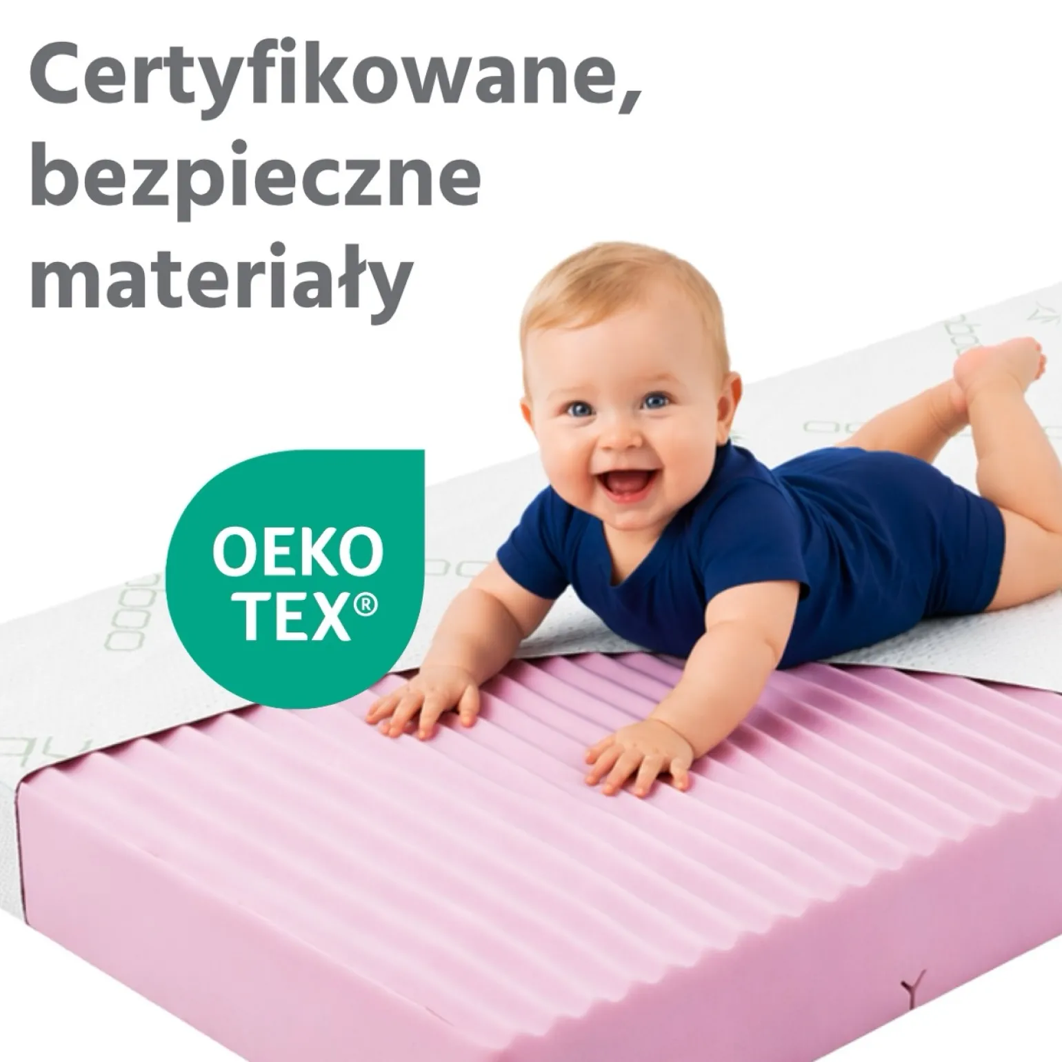 Materac piankowy 120x60 AIR FLOW 3D Bamboo