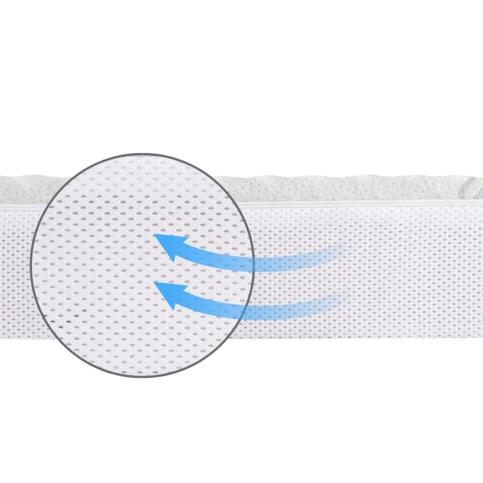 Materac piankowy 120x60 AIR FLOW 3D Bamboo