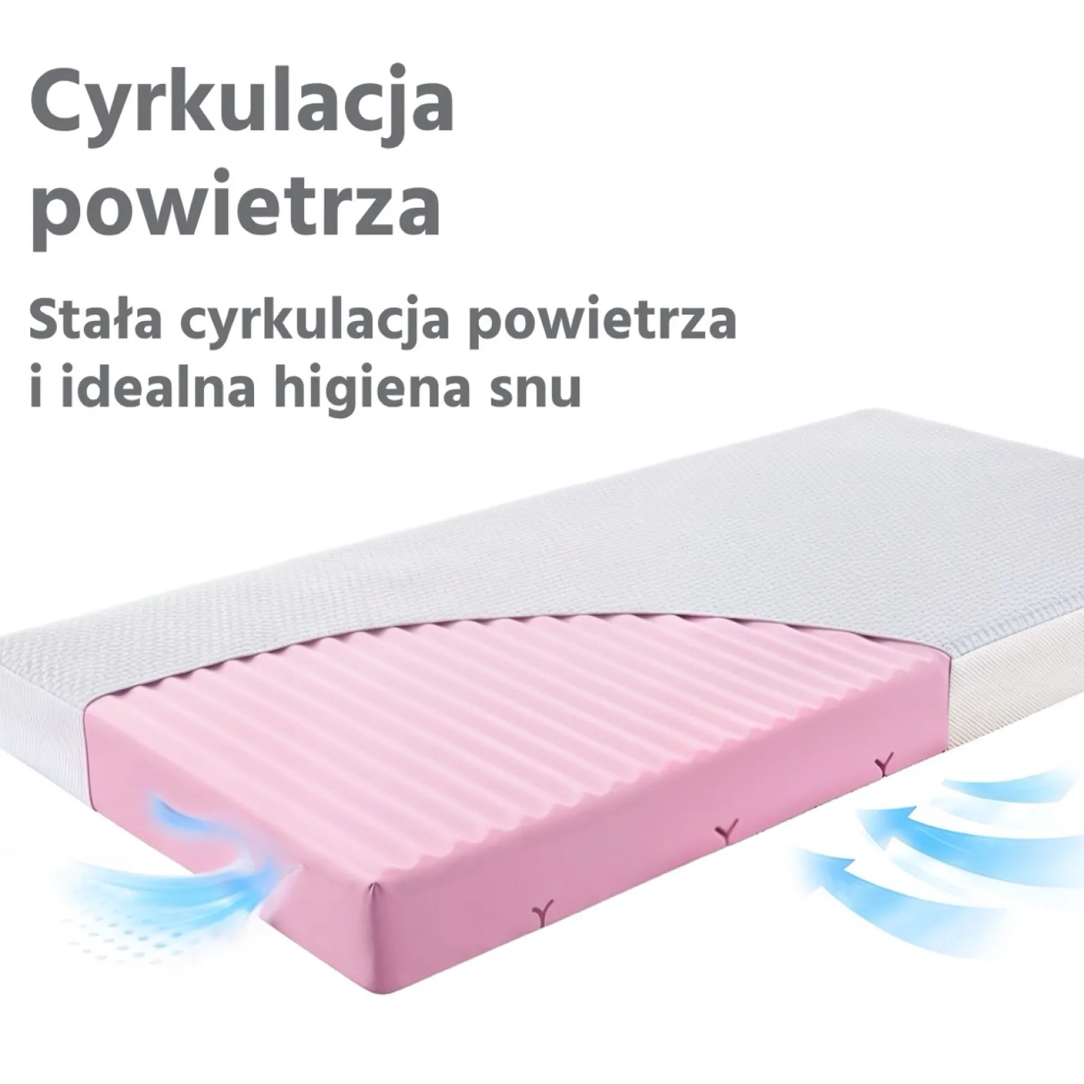 Materac piankowy 120x60 AIR FLOW 3D Honeycomb