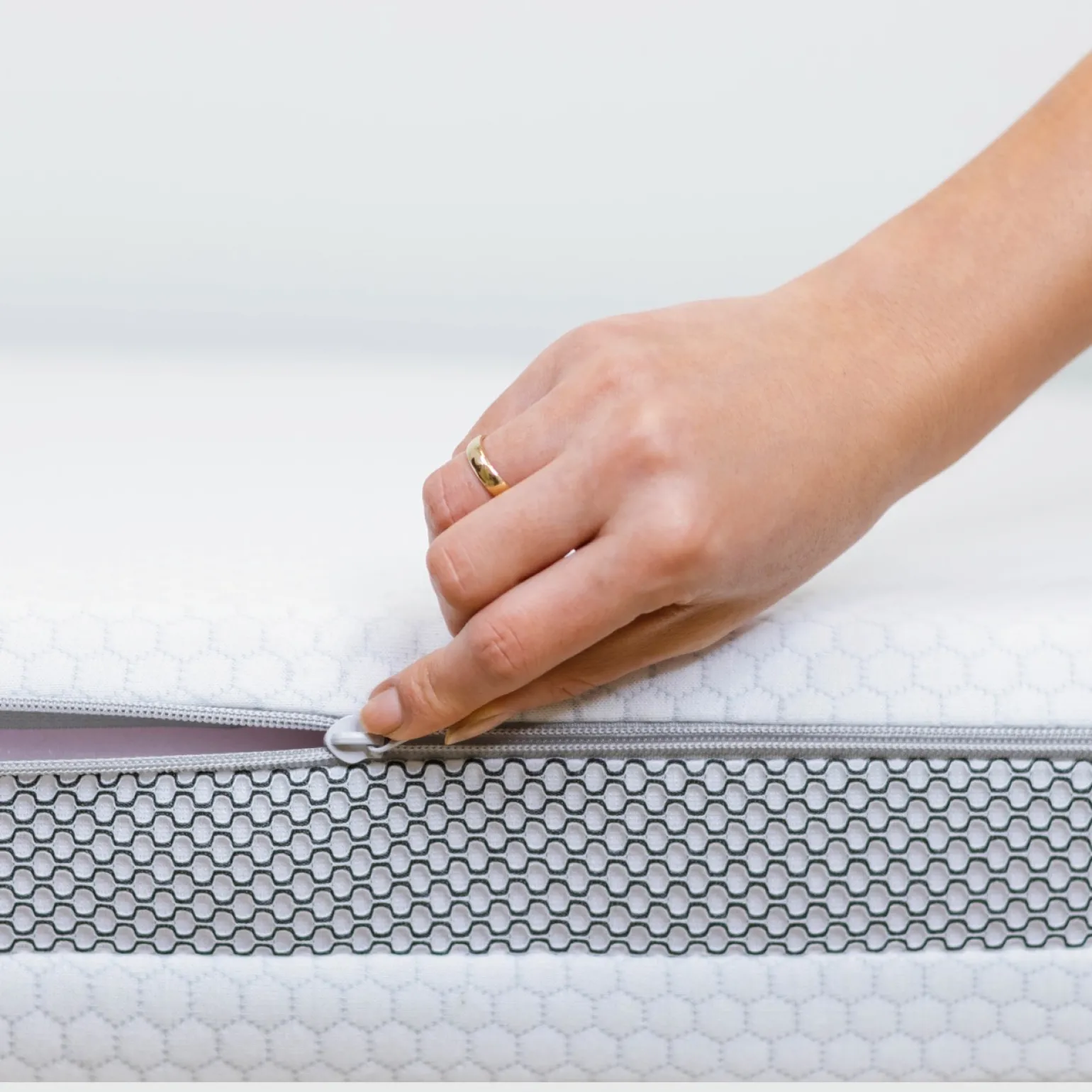 Materac piankowy 120x60 BASIC Honeycomb