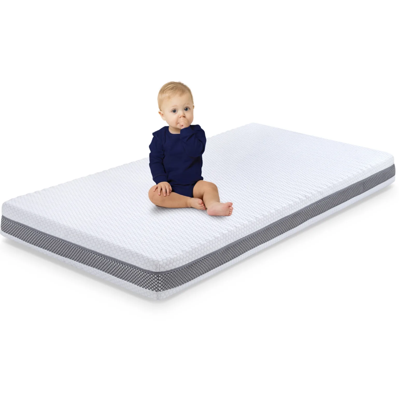 Materac piankowy 120x60 BASIC Honeycomb