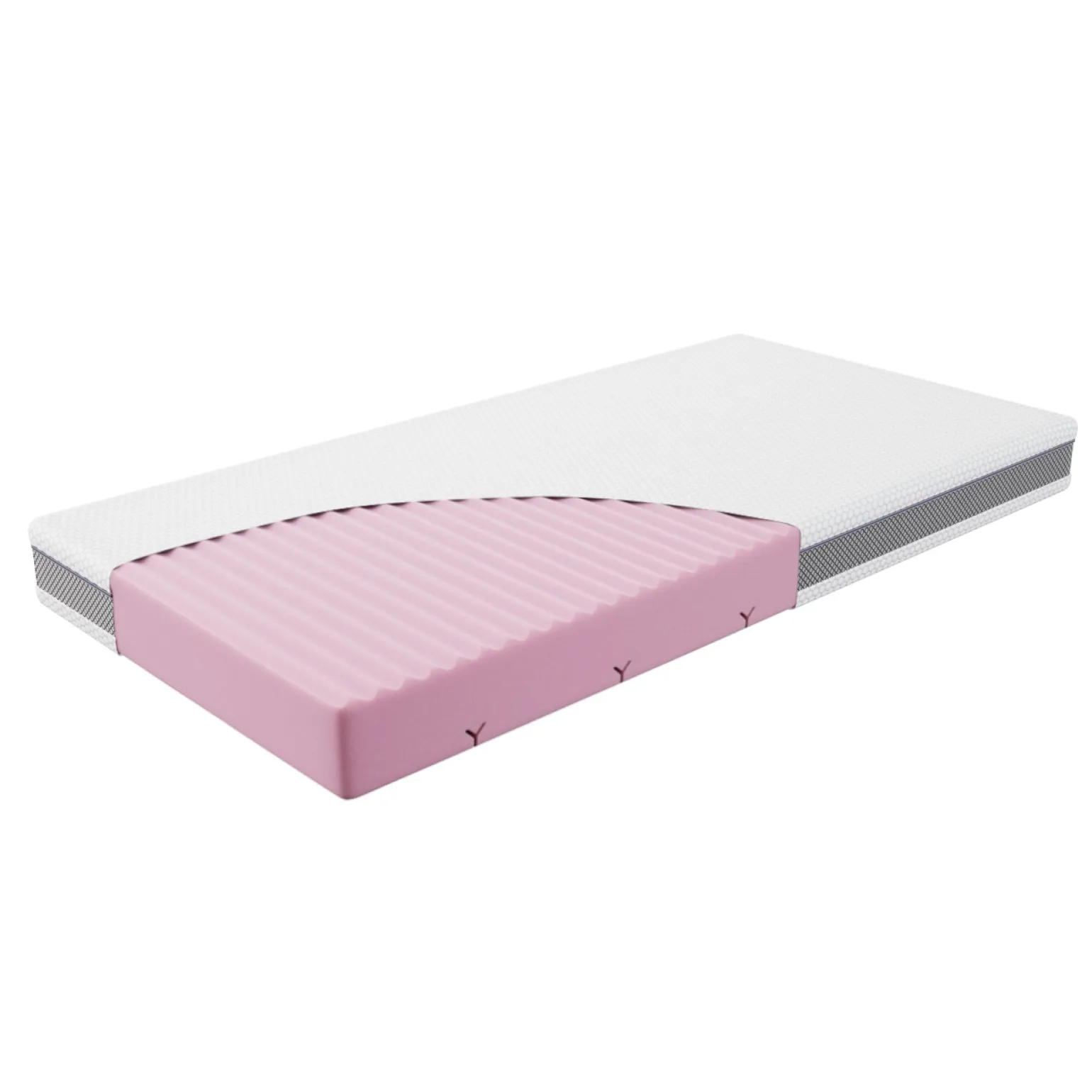 Materac piankowy 120x60 BASIC Honeycomb