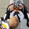 MOM'S CARE Kontrastowa grzechotka, spiralka do wózka, nosidełka – biało czarna