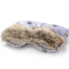 Mufka do wózka GREY STARS WINTER z futerkiem