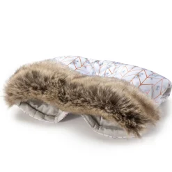 Mufka do wózka MARBLE WINTER z futerkiem
