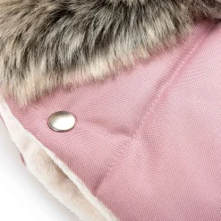 Mufka do wózka PINK WINTER z futerkiem