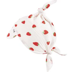 Muślinowa Chustka z daszkiem - Strawberries
