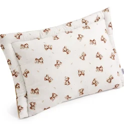 Muślinowa Pełna poduszka 40 x 60cm - Baby Bear i Toffee Soft Velvet