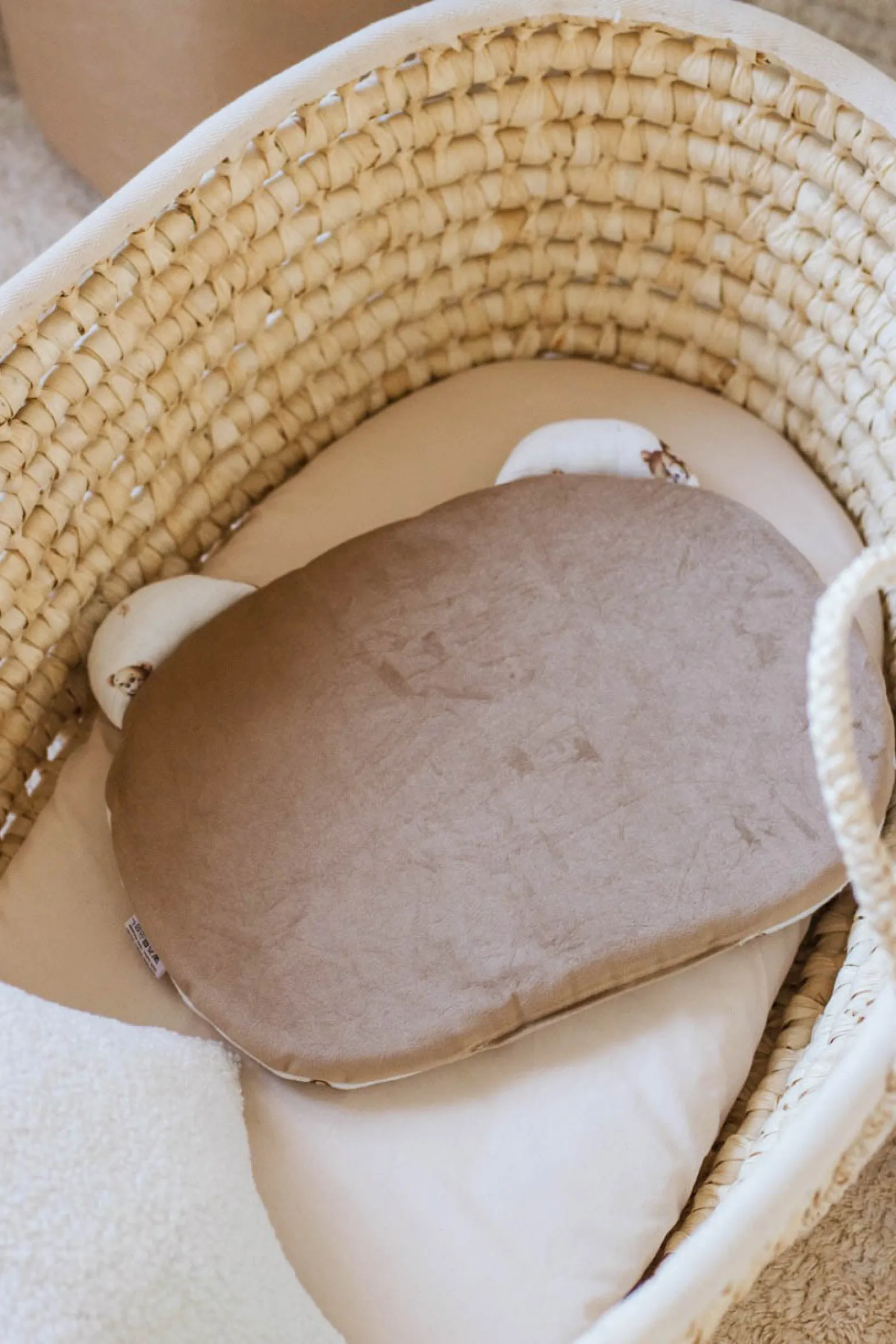 Muślinowa Poduszka MIŚ - Baby Bear i Toffee Soft Velvet