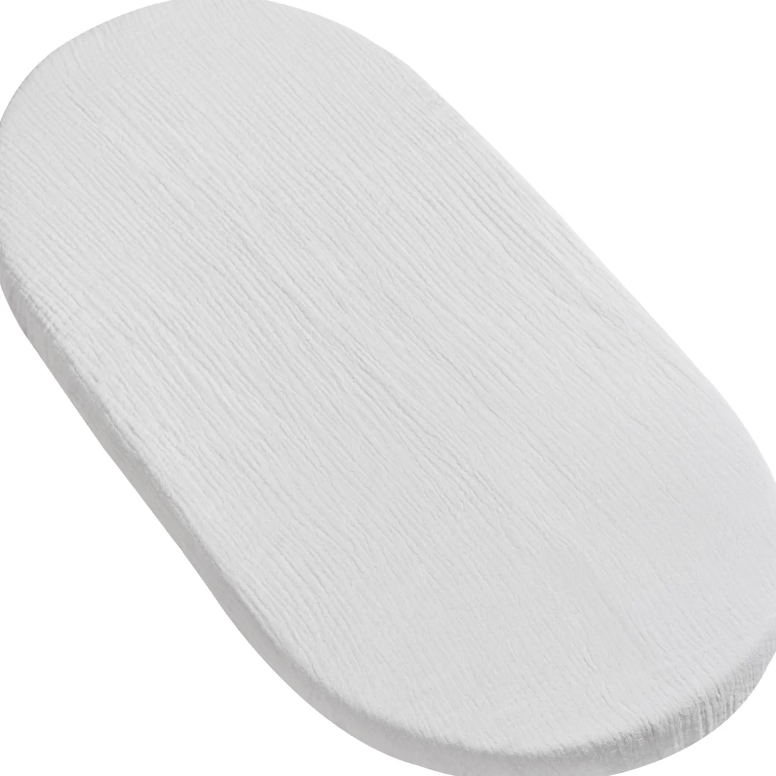 Muślinowe prześcieradło z gumką do GONDOLI i KOŁYSKI 80 x 40 cm - Grey
