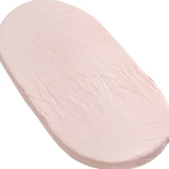Muślinowe prześcieradło z gumką do GONDOLI i KOŁYSKI 80 x 40 cm - Pink