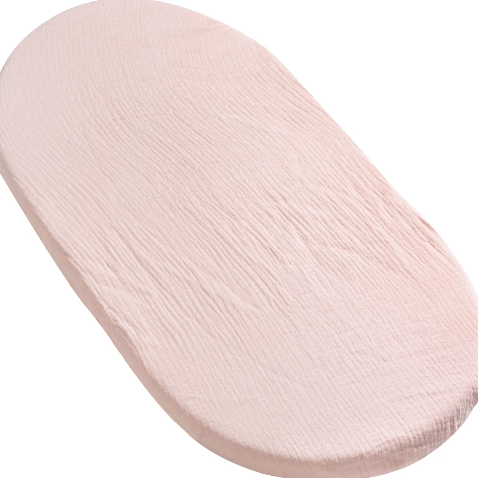 Muślinowe prześcieradło z gumką do GONDOLI i KOŁYSKI 80 x 40 cm - Pink