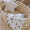 Muślinowy Kocyk niemowlęcy 55x75cm - Baby Bear i Toffee Soft Velvet