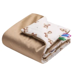 Muślinowy Kocyk niemowlęcy 55x75cm - Baby Bear i Toffee Soft Velvet