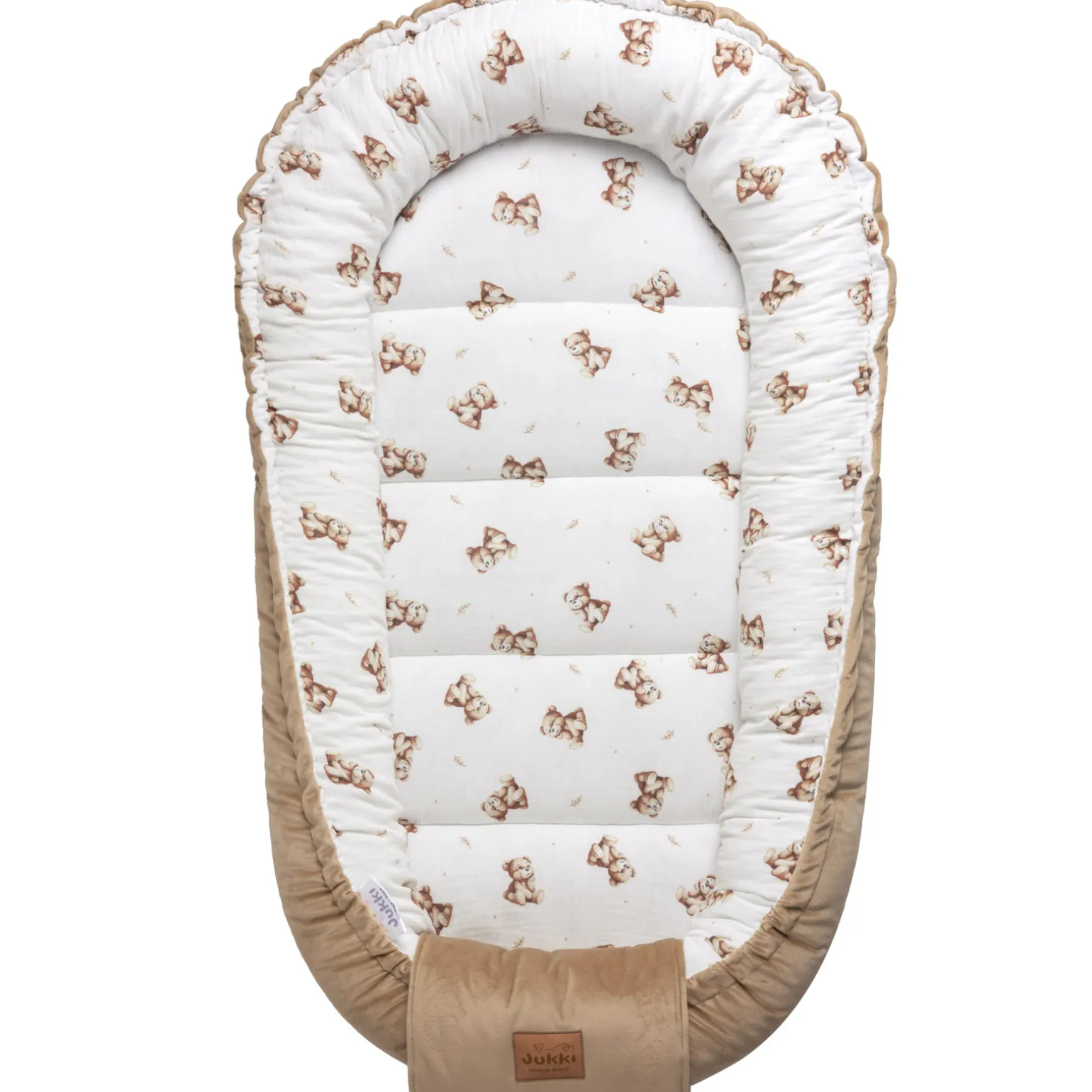 Muślinowy Kokon Comfort - Baby Bear i Toffee Soft Velvet