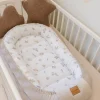 Muślinowy Kokon Comfort - Golden Meadow i Ecru Velvet