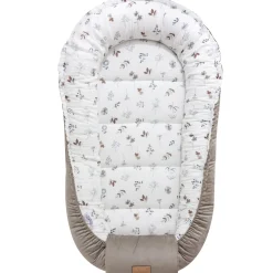 Muślinowy Kokon Comfort - Simply Nature i Latte Velvet