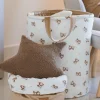 Muślinowy Kosz na zabawki, dwustronny - Baby Bear i Toffee Soft Velvet