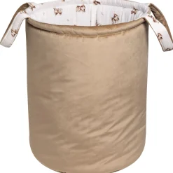 Muślinowy Kosz na zabawki, dwustronny - Baby Bear i Toffee Soft Velvet