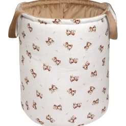 Muślinowy Kosz na zabawki, dwustronny - Baby Bear i Toffee Soft Velvet