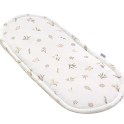 Muślinowy Materac do kokonu Comfort - Golden Meadow i Ecru Velvet