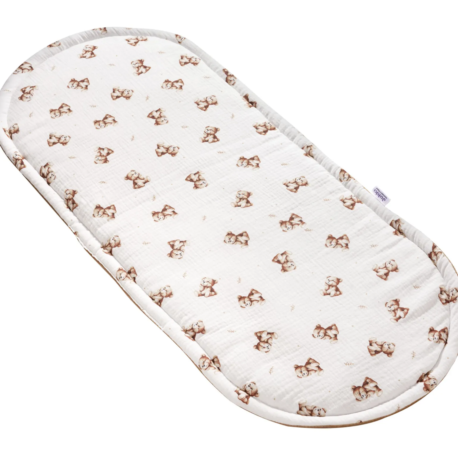 Muślinowy Materac do kokonu XXL - Baby Bear i Toffee Soft Velvet