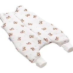 Muślinowy Śpiworek dziecięcy XL - ocieplany z nogawkami - Baby Bear