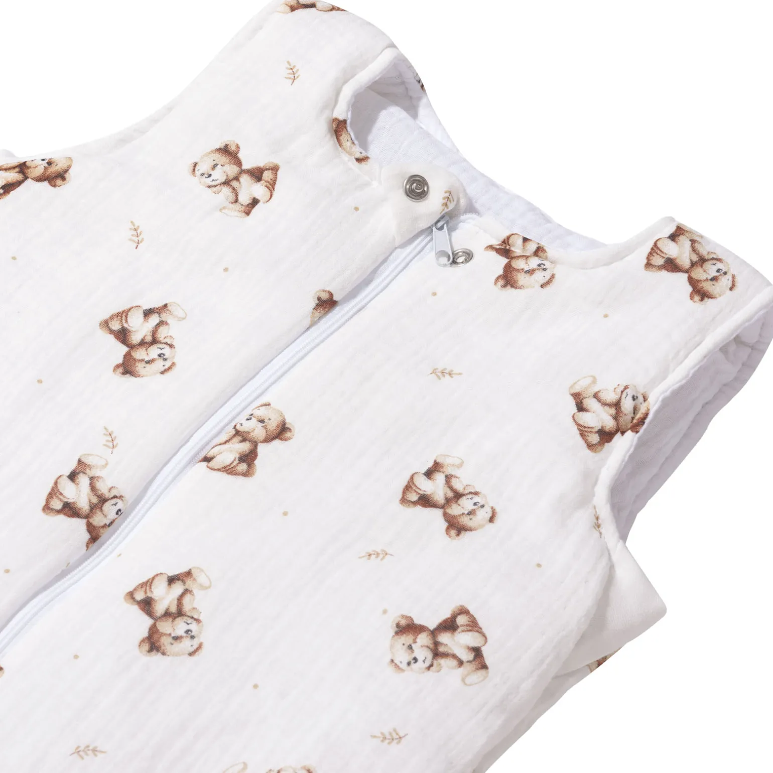 Muślinowy Śpiworek dziecięcy XL - ocieplany z nogawkami - Baby Bear