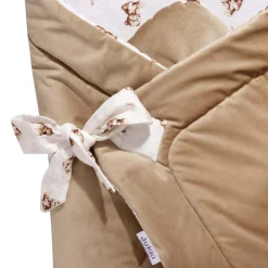 Muślinowy Rożek niemowlęcy Velvet - Baby Bear i Toffee Soft Velvet