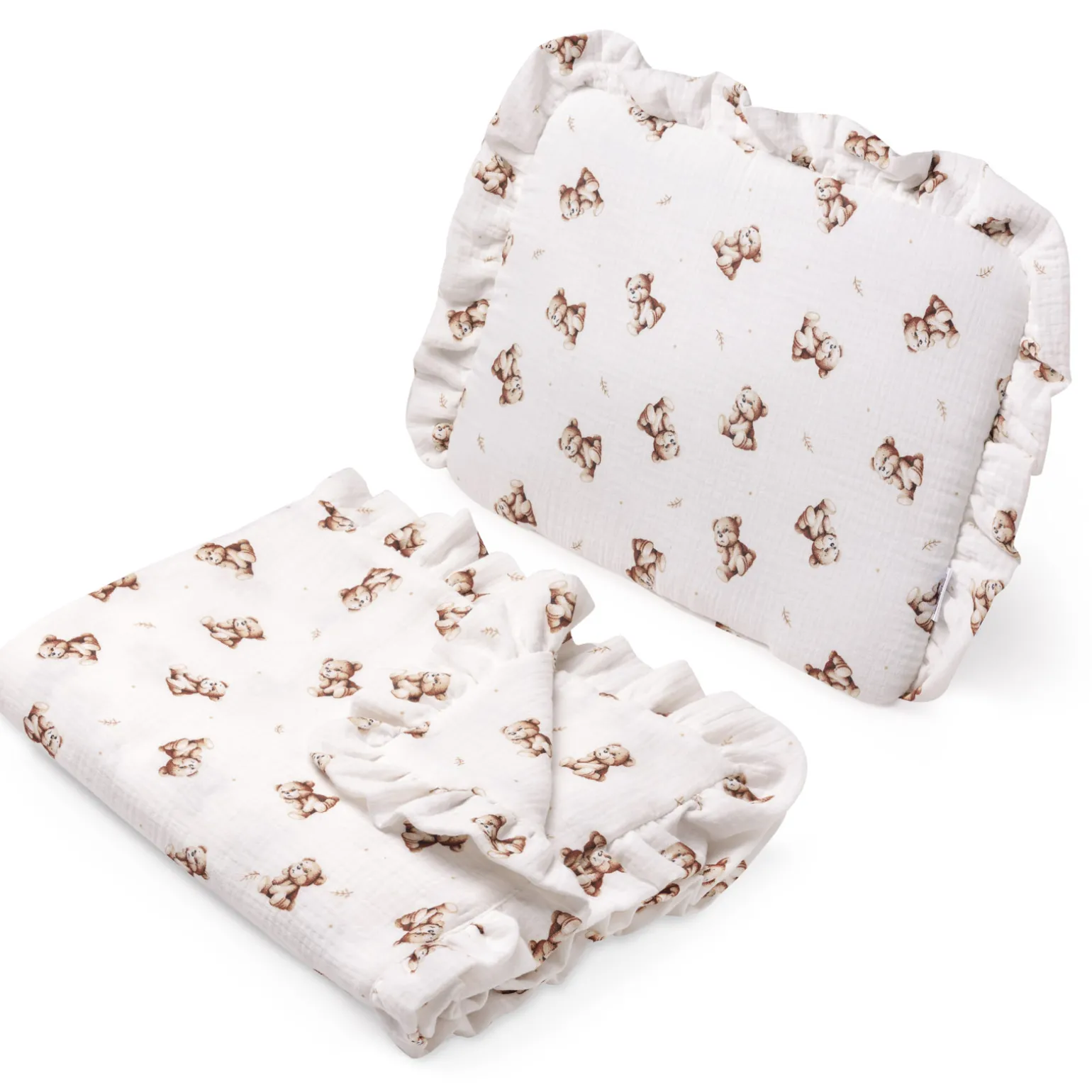 Muślinowy zestaw do wózka - Baby Bear
