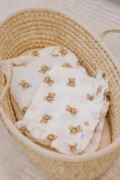 Muślinowy zestaw do wózka - Mr. Teddy