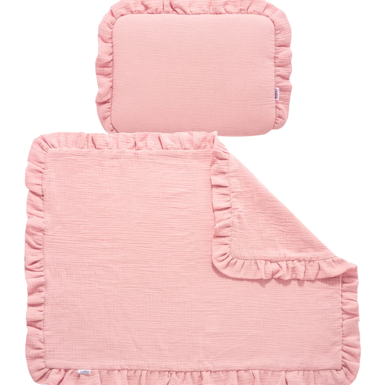 Muślinowy zestaw do wózka - Pink