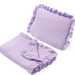 Muślinowy zestaw do wózka - Violet