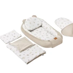 Muślinowy Zestaw 5 elementowy Comfort - Golden Meadow i Ecru Velvet