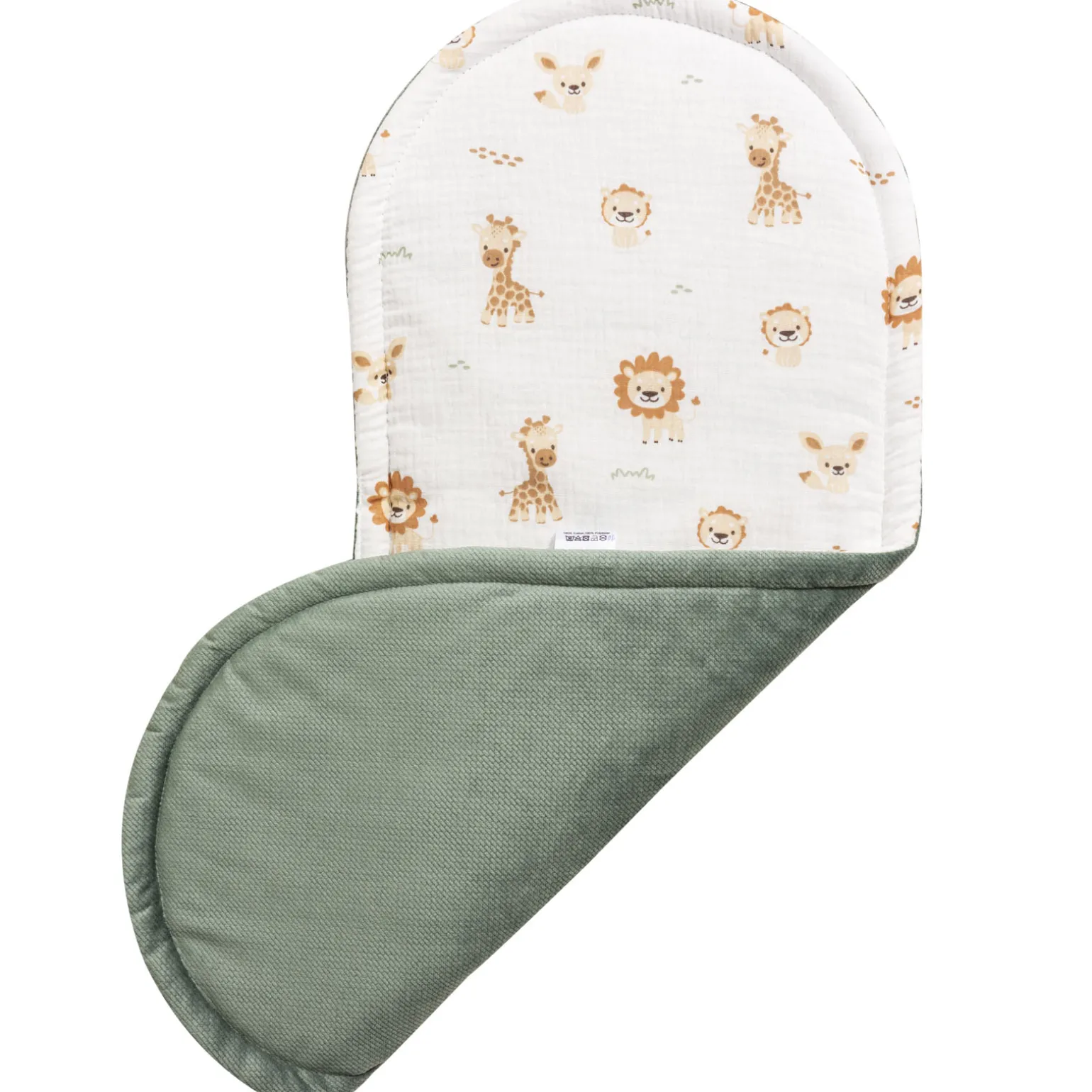 Muślinowy Zestaw 5 elementowy Comfort - Baby Safari i oliwkowy Velvet