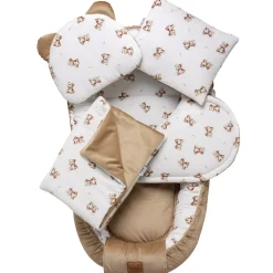 Muślinowy Zestaw 5 elementowy Comfort - Baby Bear i Toffee Soft Velvet