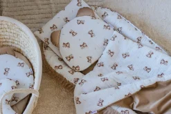 Muślinowy Zestaw 5 elementowy Comfort - Baby Bear i Toffee Soft Velvet