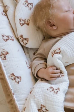 Muślinowy Zestaw 5 elementowy Comfort - Baby Bear i Toffee Soft Velvet