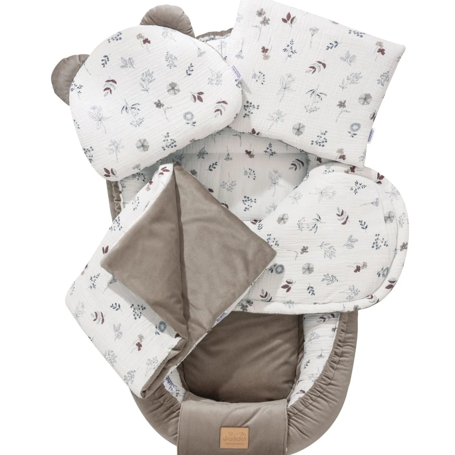 Muślinowy Zestaw 5 elementowy Comfort - Simply Nature i Latte Velvet