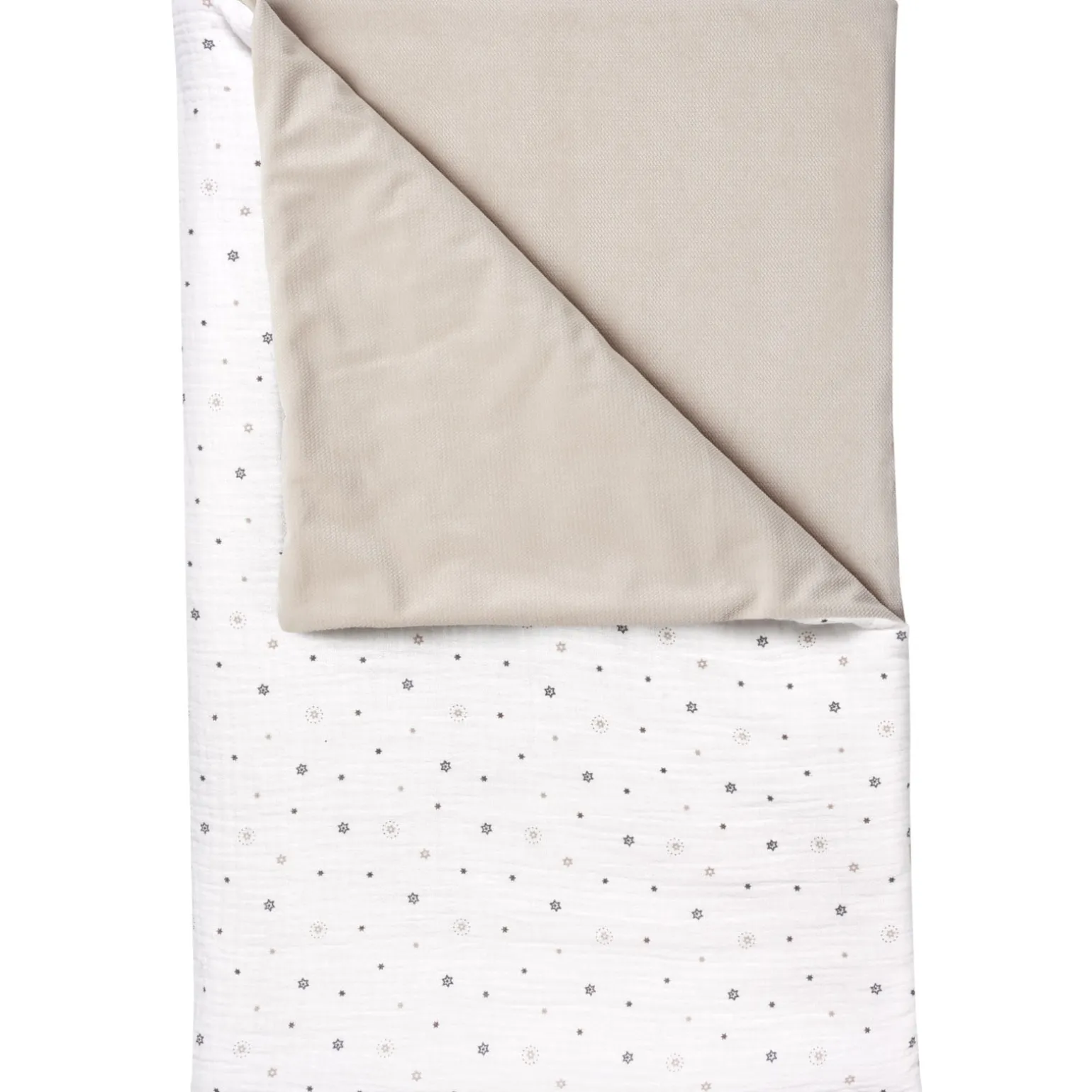 Muślinowy Zestaw 5 elementowy Comfort - Little Stars i Ecru Velvet