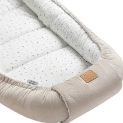 Muślinowy Zestaw 5 elementowy XXL - Little Stars i Ecru Velvet