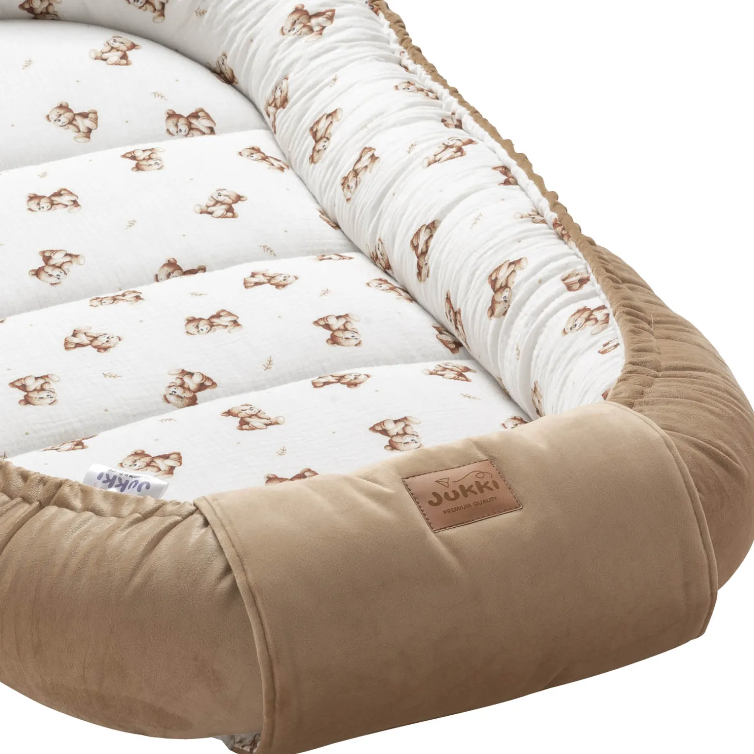 Muślinowy Zestaw 5 elementowy XXL - Baby Bear i Toffee Soft Velvet