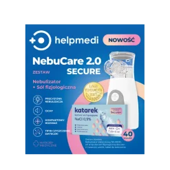 NebuCare Secure 2.0 Zestaw do nebulizacji HelpMedi Katarek